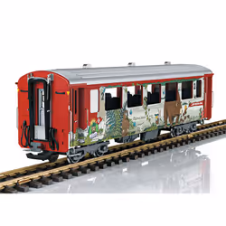 LGB RhB Express Train Passenger Car, 2nd Class, Train model, N (1:160), Boy/Girl, 15 yr(s), Multicolour, Model railway/train