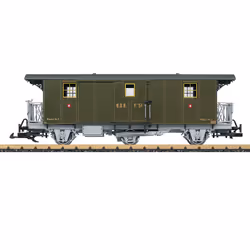 LGB BDB Baggage Car, Car Number F 51, Train model, N (1:160), Boy/Girl, 15 yr(s), Green, Grey, Model railway/train