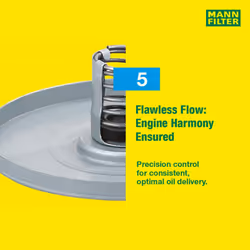 HU 7010 z Oil Filter - CARS + TRANSPORTERS, Yellow - Additional view 5
