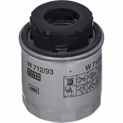 Original MANN-FILTER Oil filter W 712/93 â For Passenger Cars