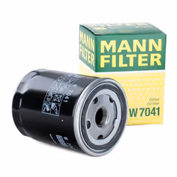 Oil filter; MANN-FILTER; 3/4-16 UNF-1B with one anti-return valve Spin-on Filter; for NISSAN, SUBARU, FORD, INFINITI; 1961451 ...