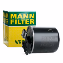Fuel Filter; MANN-FILTER; In-Line Filter 10 8; for MERCEDES-BENZ, INFINITI; 6070901252, 6420906452, A6070901252, A6420906452