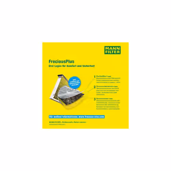 FP 2436 Interior Filter FreciousPlus biofunctional pollen filter â For passenger cars