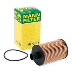 MANN-FILTER HU 7018 z Oil filter with gasket/seal Filter Insert MASERATI: GHIBLI 3, Levante Off-Road, JEEP: GRAND CHEROKEE 4, CHRYSLER: 300C Saloon