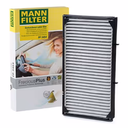 Pollen filter; MANN-FILTER; Activated Carbon Filter with polyphenol, with antibacterial action, Particulate filter (PM 2.5), ...