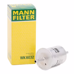 Fuel Filter; MANN-FILTER; In-Line Filter 8 8; for PEUGEOT, RENAULT, CITROËN, SMART, MERCEDES-BENZ; 0003414V003