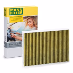Pollen filter; MANN-FILTER; Activated Carbon Filter with polyphenol, with antibacterial action, Particulate filter (PM 2.5), ...