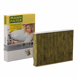 Pollen filter; MANN-FILTER; Activated Carbon Filter with polyphenol, with antibacterial action, Particulate filter (PM 2.5), ...