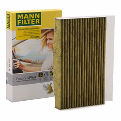 Pollen filter; MANN-FILTER; Activated Carbon Filter with polyphenol, with antibacterial action, Particulate filter (PM 2.5), ...
