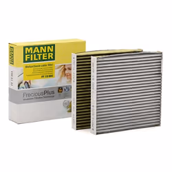 Pollen filter; MANN-FILTER; Activated Carbon Filter with polyphenol, with antibacterial action, Particulate filter (PM 2.5), ...