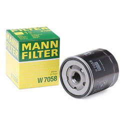 MANN-FILTER W 7058 Oil filter M20x1.5 with one anti-return valve Spin-on Filter PEUGEOT: 307 Hatchback, 308 II Hatchback, 106 II Hatchback