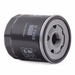 MANN-FILTER W 7058 Oil filter M20x1.5 with one anti-return valve Spin-on Filter PEUGEOT: 307 Hatchback, 308 II Hatchback, 106 II Hatchback
