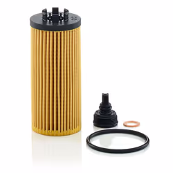 Oil filter; MANN-FILTER; with gasket/seal Filter Insert; for MINI, BMW; 11428593186