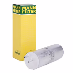 Fuel Filter; MANN-FILTER; In-Line Filter 10 8; for VOLKSWAGEN, VW; 7E0127401A, 7H0127401D, 7LA127401A