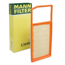 MANN-FILTER C 34 008 Air filter 62 156 349 Filter Insert FIAT: 500X, Doblo II Box Body / Estate, 500L, VAUXHALL: Combo Mk3, CITROËN: Nemo Van