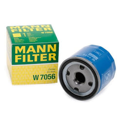 MANN-FILTER W 7056 Oil filter M22x1.5 with one anti-return valve Spin-on Filter VAUXHALL: Astra Mk7, Insignia Mk2, Viva, ALFA ROMEO: Giulia Saloon
