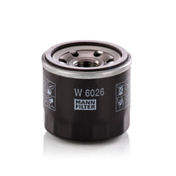 MANN-FILTER W 6026 Oil filter 3/4-16 UNF-1B Spin-on Filter SUZUKI: Ignis III, SWIFT 5, Celerio