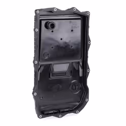 MANN-FILTER H 50 004 Oil Pan, automatic transmission with oil drain plug, with gasket/seal BMW: 5 Saloon, 3 Saloon, X3, LAND ROVER: Discovery 4