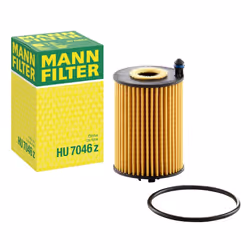 MANN-FILTER HU 7046 z Oil filter with gasket/seal Filter Insert AUDI: A5 B9 Sportback, A6 C8 Avant, A4 B9 Saloon
