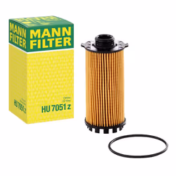 MANN-FILTER HU 7051 z Oil filter with gasket/seal Filter Insert PORSCHE: 718 Cayman Coupe