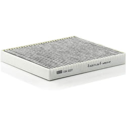 Original MANN-FILTER Interior Filter CUK 2227 â Pollen filter with active charcoal â For passenger cars