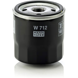 Original MANN-FILTER Oil filter W 712 â Ventilation- & Hydraulics filter â For Passenger Cars and Utility Vehicles