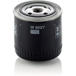 Original MANN-FILTER Oil filter W 920/7 â Transmission filter â For Passenger Cars and Utility Vehicles