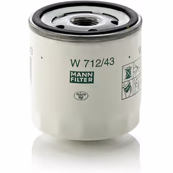 Original MANN-FILTER Oil Filter W 712/43 â For Passenger Cars