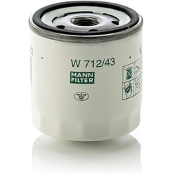 Original MANN-FILTER Oil Filter W 712/43 â For Passenger Cars
