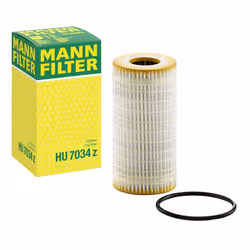 MANN-FILTER HU 7034 z Oil filter with gasket/seal Filter Insert AUDI: A8, Q7, A4 B9 Saloon
