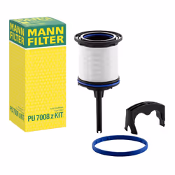 MANN-FILTER PU 7008 z KIT Fuel Filter Filter Insert with gasket/seal AUDI: A4 B9 Avant, A4 B9 Saloon, A6 C8 Avant