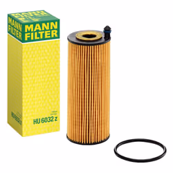 MANN-FILTER HU 6032 z Oil filter with gasket/seal Filter Insert BMW: X3, 3 Saloon, 4 Coupe