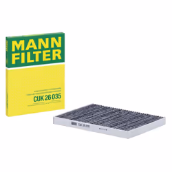 MANN-FILTER CUK 26 035 Pollen filter Activated Carbon Filter 253 180 20 TESLA: Model S