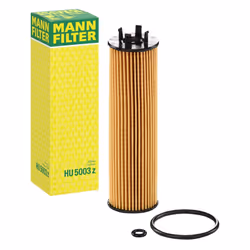 MANN-FILTER HU 5003 z Oil filter with gasket/seal Filter Insert VOLKSWAGEN: Touran II, Passat B8 Variant, Tiguan II, SKODA: Superb III Hatchback