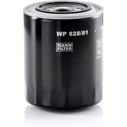Original MANN-FILTER Oil filter WP 928/81 â For Passenger Cars