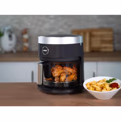 Unold 58695 fryer Single 3.5 L Stand-alone 1200 W Hot air fryer Black - Additional view 5