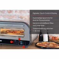 Unold 68816 pizza maker/oven 1 pizza(s) 1700 W Silver - Additional view 7