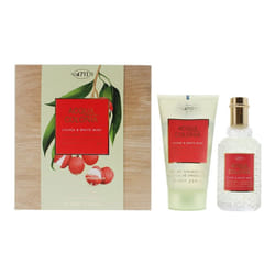 4711 Acqua Colonia Lychee & White Mint Gift Set 50ml EDC Spray + 75ml Shower Gel