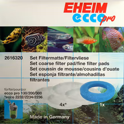 Eheim Filter Pad Set For Ecco Pro 130,200 & 300
