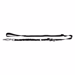 TRIXIE 1282, Dog, Hands free lead, Black, Tape, Nylon, 2 m