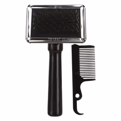 TRIXIE 2353, Cat (animal) / Dog, Brush, Black, Silver, Wood, Metal, 60 mm