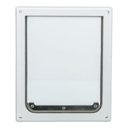Trixie Pet Products 2-Way Locking Dog Door  Small to Medium Dogs  White