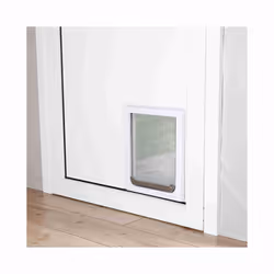 Trixie Pet Products 2-Way Locking Dog Door  Small to Medium Dogs  White