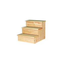 Trixie Petstair Stairs For Dogs And Cats, Birch, 40x38 45cm - Carpet Covered - -  birch carpet stairs dogs cats trixie petstair covered 40x38 45cm