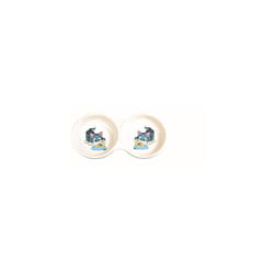 Trixie Double Diner Ceramic Cat Bowl With Print - 2 -  double ceramic bowl cat trixie 2