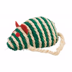 TRIXIE Sisal Mouse XXL, Cat, Sisal, Scratching, 100 mm