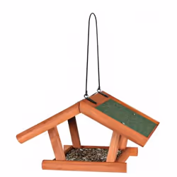 TRIXIE Bird Feeder, Hanging, Brown, Green, Wood, 300 mm, 180 mm, 280 mm