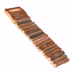 TRIXIE 6106, Bridge, Hamster, Mouse, Wood, Wood, 70 mm, 270 mm