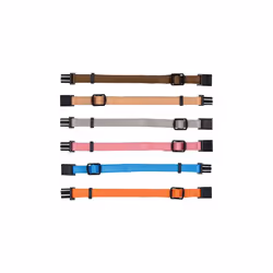 Trixie Nylon Puppy Adjustable Collars (6 or 12 pack) - 12, Pastel