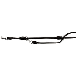 Trixie Round-Sewn Active Adjustable Dog Leash - L-XL, Black